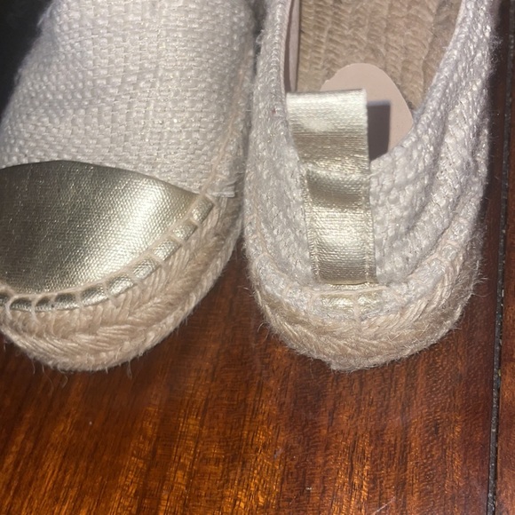 Parfois espadrilles cream and gold toe size 37 - Picture 4 of 10